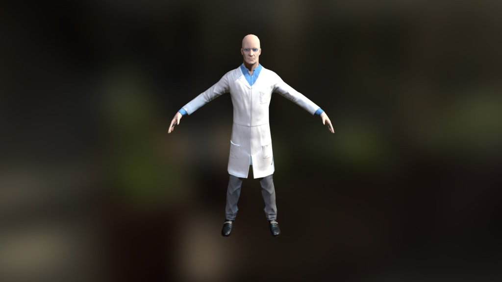 chief medical officer - 3D model by tetomir 3d model