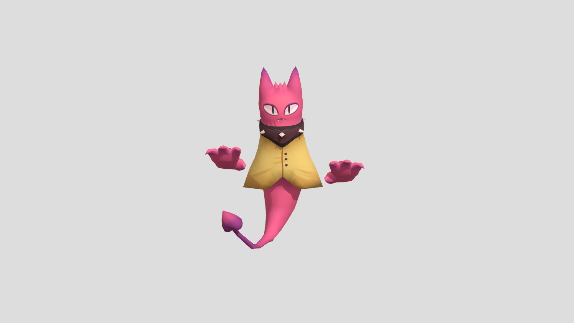 A cute little devil that is game ready and has 2 other evolutions. 



It has 1167 verts and 1860 tris. 



It has 6 different materials:

* - Pink

* - Red

* - Blue

* - Green

* - White

* - Black



And 8 different animations:

* - Idle

* - Walk

* - Run

*  - Jump

* - Melee Attack

* - Distance Attack

* - Get Hit

* - Die

 - Little Toon Monster - Cute Devil - Evolution 2 - Buy Royalty Free 3D model by EpiXR Games (@epixrgames) 3d model