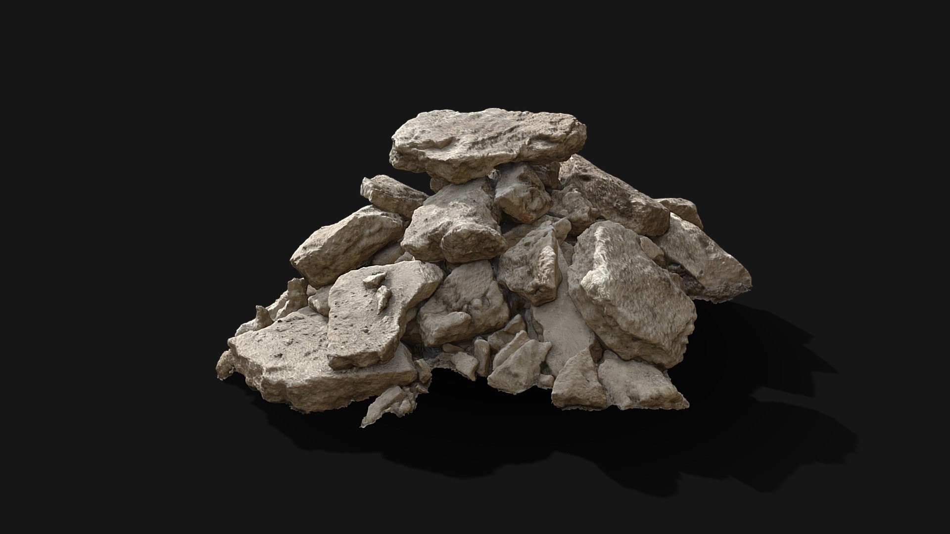 High Quality Rocks Asset for unreal engine 5 - High Quality Rocks Asset - Download Free 3D model by P_4_N_D_A 3d model