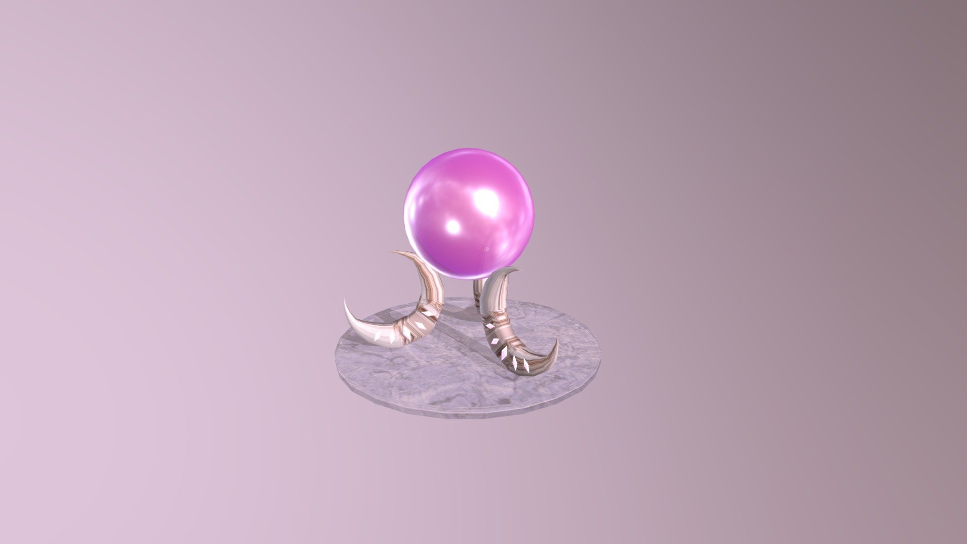 A magic ball that will one day get better! - Crystal ball - 3D model by midiam 3d model