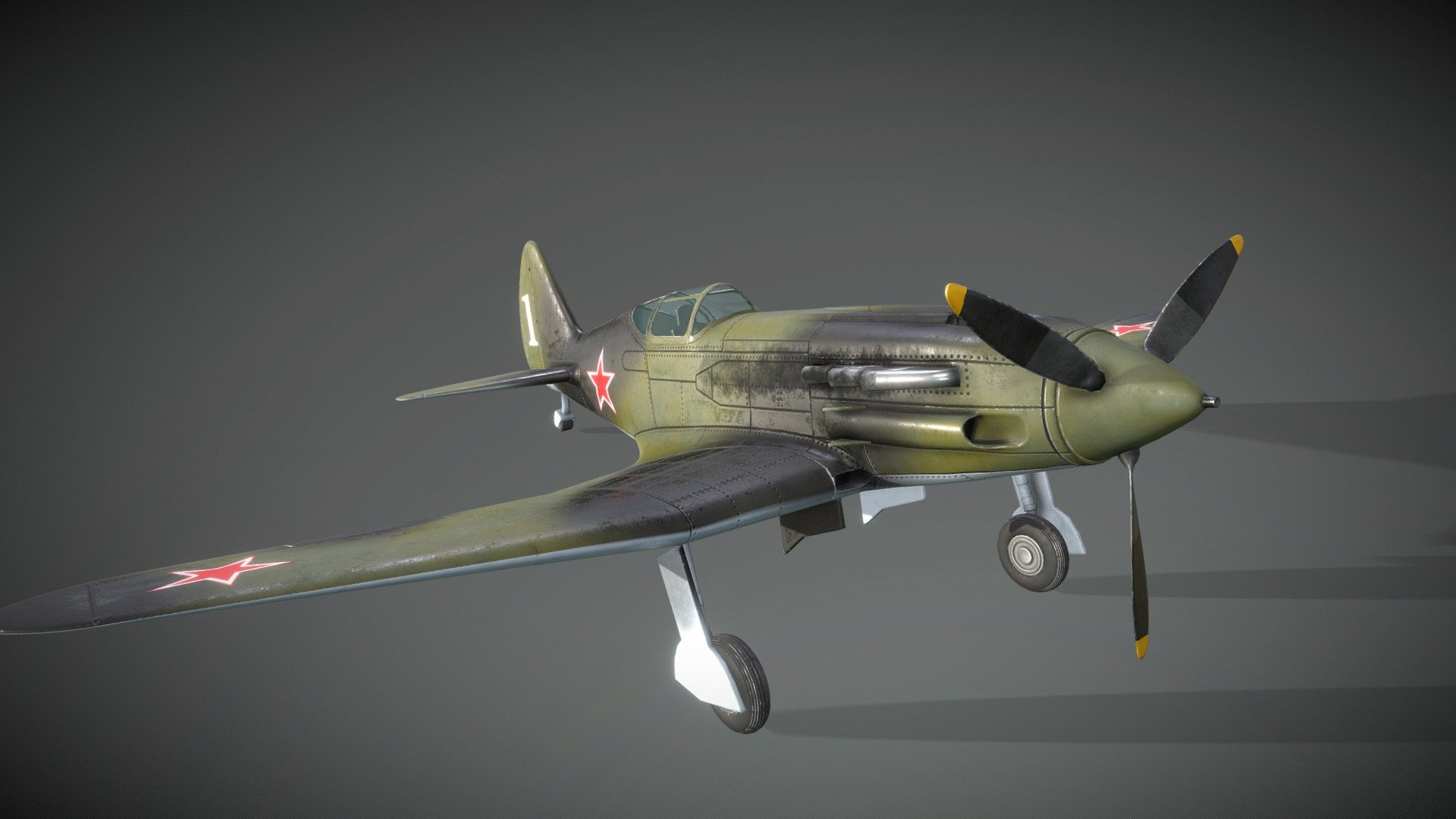 Escape Germany - Mikojan-Gurewitsch MiG-3

Fully destroyable 3D Model for Escape Germany (PC-Game)

Fully rigged an animated ingame. Flight Example BF109: https://www.youtube.com/watch?v=jb6zUBnfUZE&amp;t=8s

Model + Textures by: David Falke

Rigged + Animations by: Spaehling

Website: https://www.grip420.com/

Discord: Follow us on Discord

Facebook Follow us on Facebook

Game  Escape Germany - Escape Germany - MiG-3 - 3D model by GRIP420 3d model
