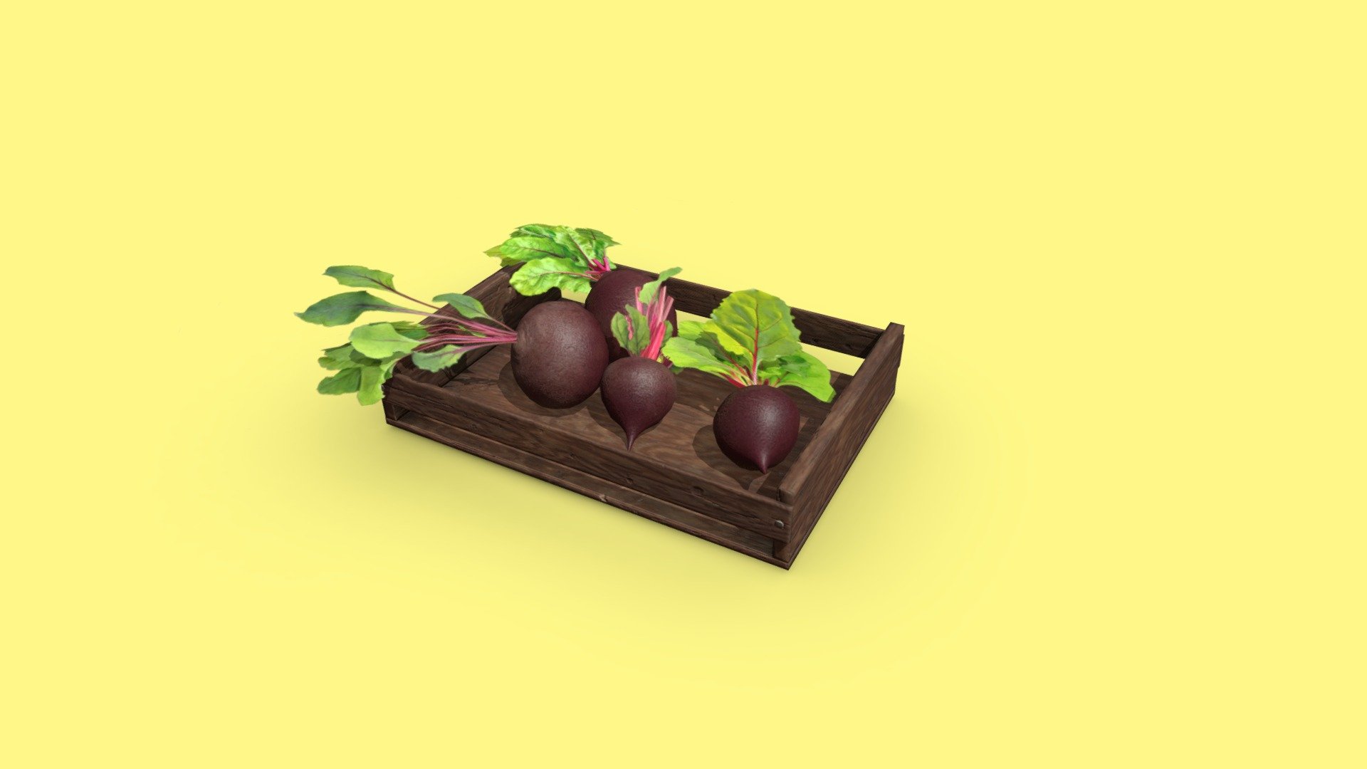 Beetroot Box




1 mesh included.

Model is low poly.

Model is Game-Ready/VR ready.

Model is UV mapped and unwrapped (non overlapping)

Assets are fully textured, 1024x1024 .png’s. PBR

File Format: .FBX

Additional zip file contains all the files 3d model