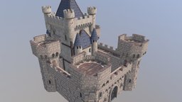 Realistic Fantasy Castle castle, todarac, fantasy