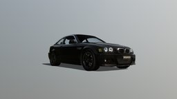 BMW E46 M3 Sports Car bmw, drive, fast, e46, lowpoly, car, bmw-m3