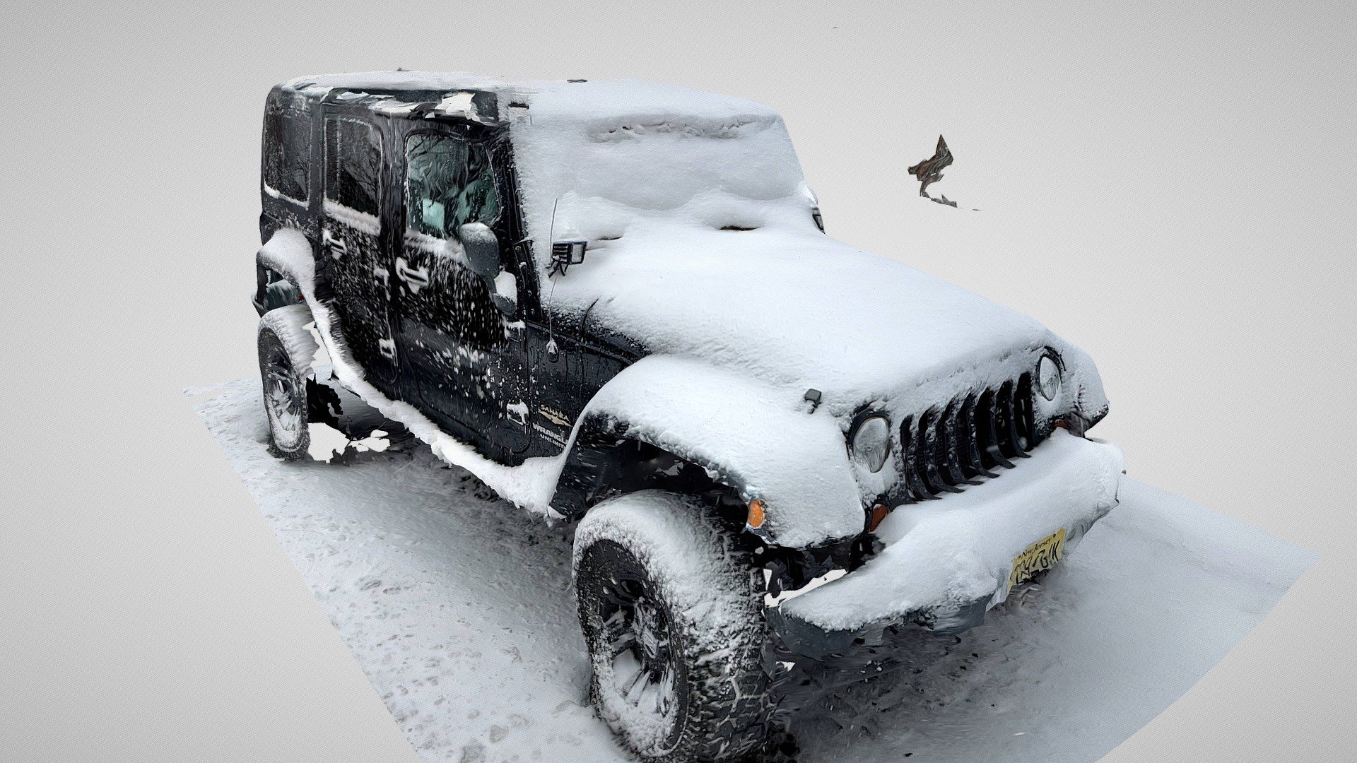 A winter classic.

Jeep Wrangler Sahara Unlimited on a snowed street in Dumbo, Brooklyn.

Created with Polycam.ai - Snowed car in the street - Buy Royalty Free 3D model by Guillermo Sainz (@guillermosainz) 3d model