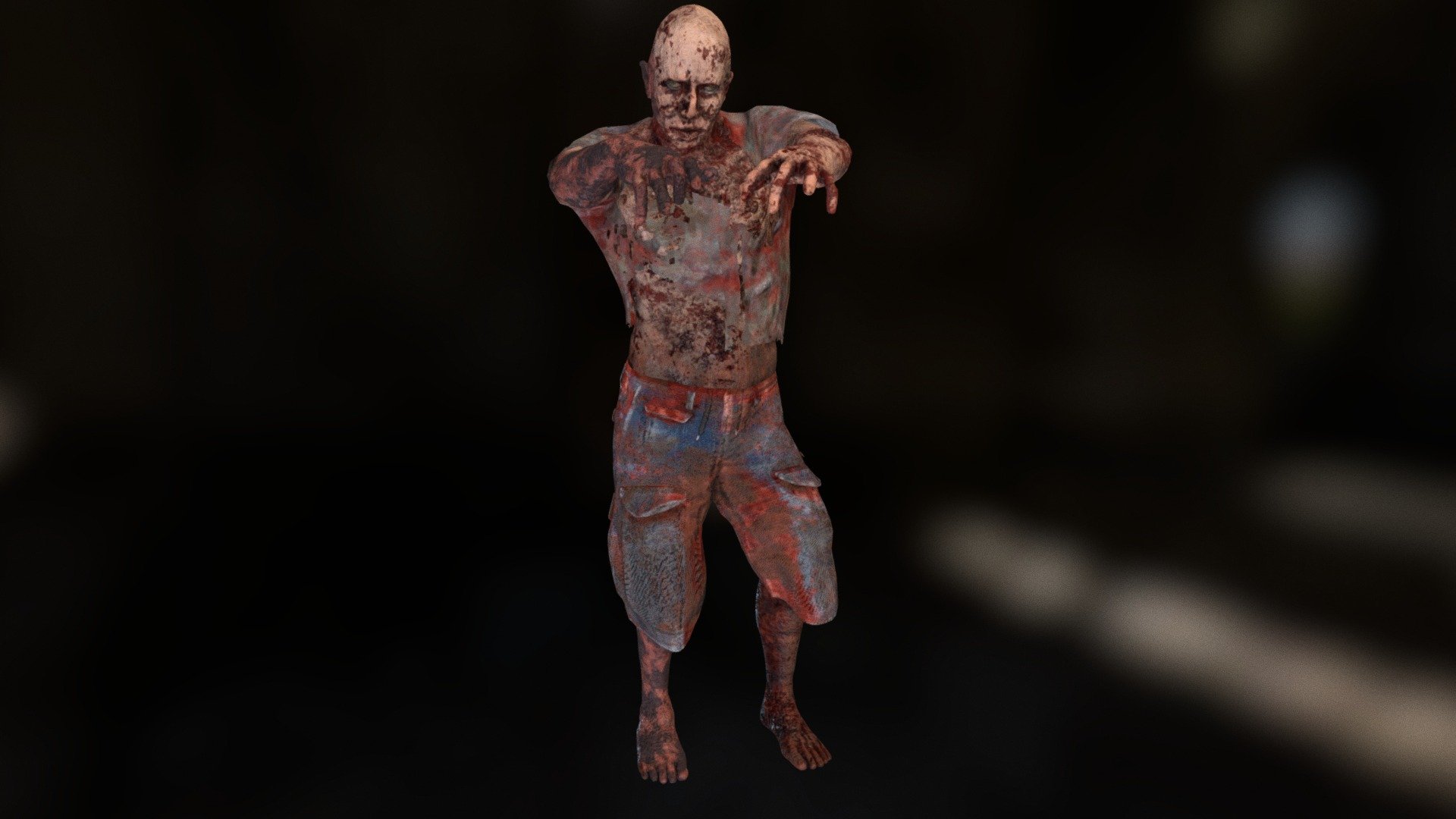 Here is a new fantastic project Zombie🧟‍♂️🧠🧟‍♀️!
The ready-to-play model is rigged.
Character has been sculpted in Zbrush. Lowpoly has been made in Blender. Textures have done in Adobe Substance Painter
1 UV Sets
Geometry: 33.182 △
A rigged and animated model, but no tentacle animation has been made. take a look at my Artstation page✌️
 for more information - Zombie🧟‍♂️🧠🧟‍♀️ - Download Free 3D model by Daniel GoE (@Goee) 3d model