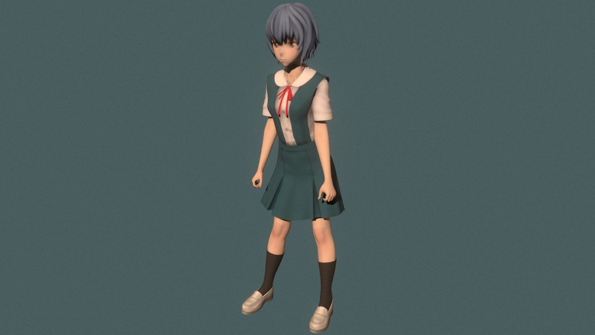 Posed model of anime girl Rei Ayanami (Neon Genesis Evangelion).

This product include .FBX (ver. 7200) and .MAX (ver. 2010) files.

Rigged version: https://sketchfab.com/3d-models/t-pose-rigged-model-of-rei-ayanami-1dd3693e44274b7391a72c6e47daacdb

I support convert this 3D model to various file formats: 3DS; AI; ASE; DAE; DWF; DWG; DXF; FLT; HTR; IGS; M3G; MQO; OBJ; SAT; STL; W3D; WRL; X.

You can buy all of my models in one pack to save cost: https://sketchfab.com/3d-models/all-of-my-anime-girls-c5a56156994e4193b9e8fa21a3b8360b

And I can make commission models.

If you have any questions, please leave a comment or contact me via my email 3d.eden.project@gmail.com 3d model