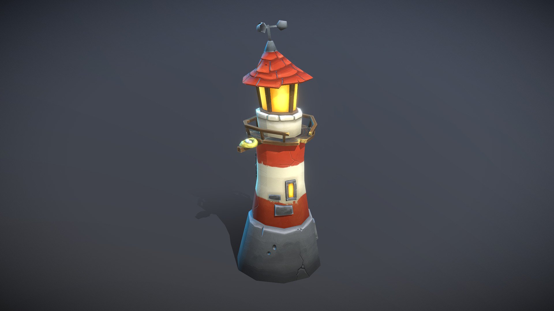 Found this lighthouse-assetin an old folder from a project which was not implemented 3d model