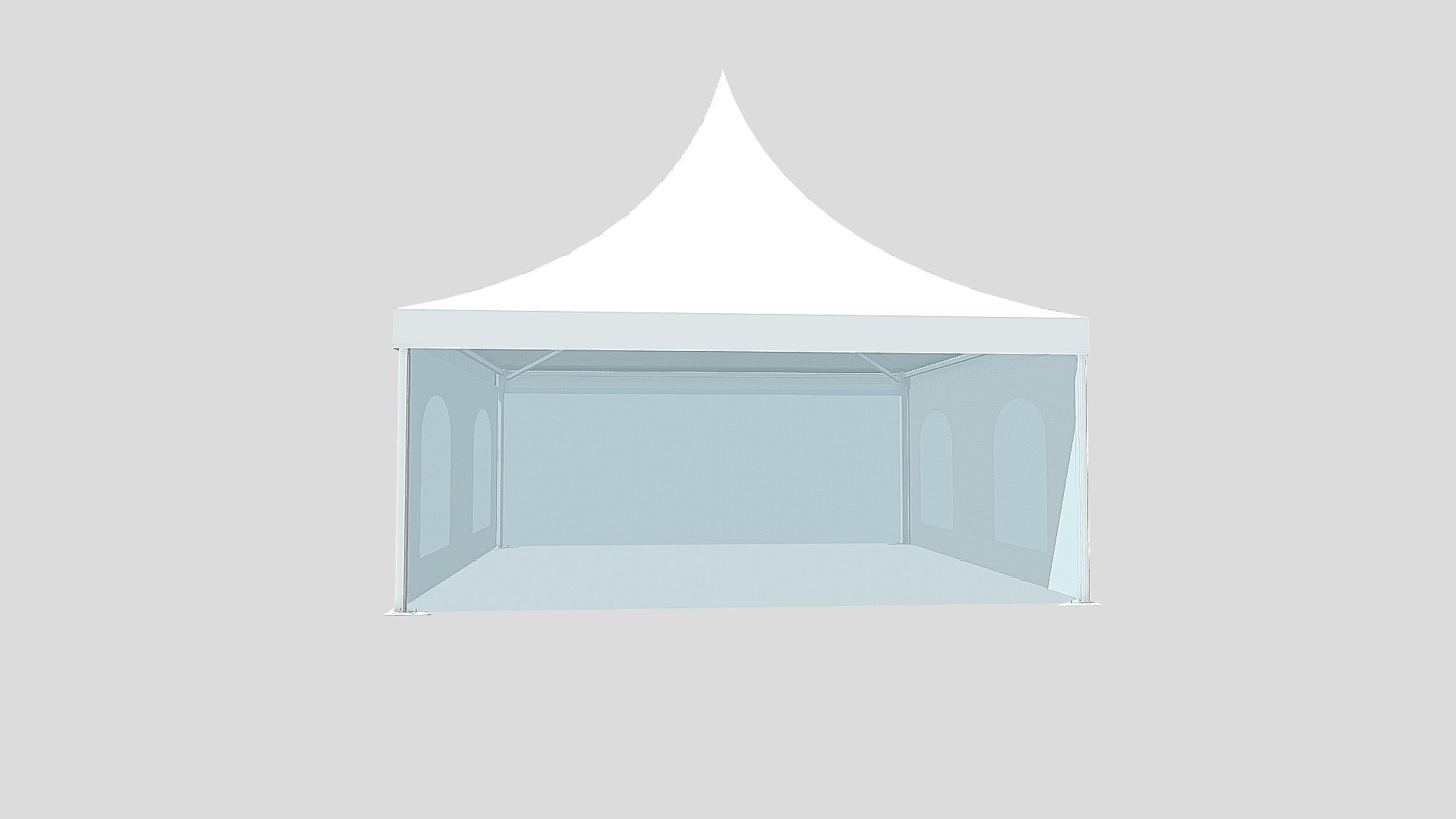 6-6 Canopy Tent - 3D model by Shenzhen Baikal Tent (@shenzhenbaikaltent) 3d model