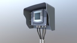 Control Element 4 (Low-Poly) power, energy, electrical, high-poly, blender-3d, vis-all-3d, 3dhaupt, software-service-john-gmbh, low-poly, industrial, control-element-4-low-poly