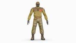 High Poly Casual Male Technician Sweater body, leather, vest, soldier, people, hunter, post-apocalyptic, hipster, jacket, killer, engineer, pants, boots, worker, unit, gang, sweater, costume, casual, belt, men, personnage, glove, outfit, revolutionary, gangster, bandit, constructor, menswear, handyman, foreman, brigand, khaki, technician, jacket-clothes, man, male, casual-wear, repairman, "dodger", "costume-man"