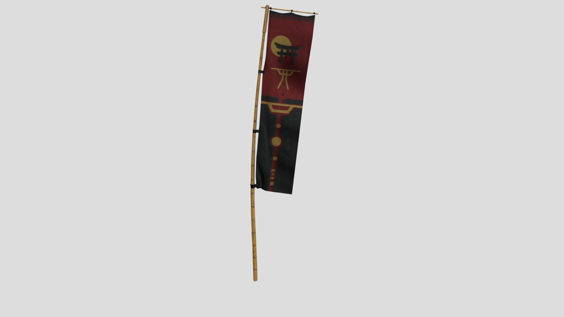 flag - flag - Download Free 3D model by ugly kid (@ugly_kid) 3d model