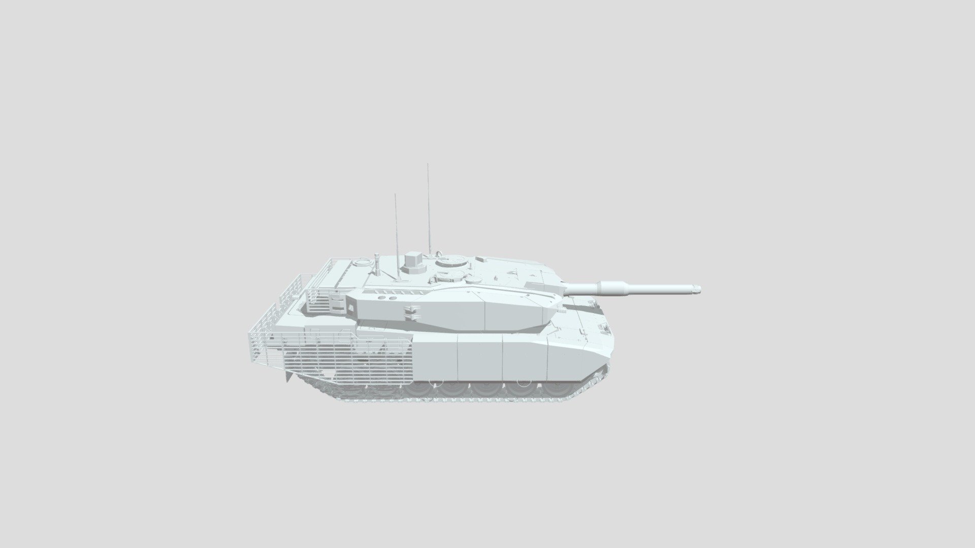 My first detailed model.
Leopard 2A4 Next Generation Custom 3d model