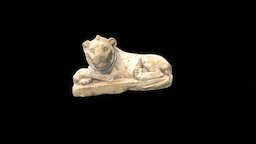Lion in repose egypt, egyptology, university-of-memphis