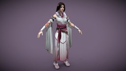 G2 Emei Sect model warrior, swordman, girl, sword, wuling, noai, emei