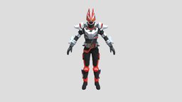 Kamen Rider Geats rider, kamenrider, kamen, tokusatsu, 3d, model, geats