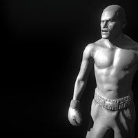 Boxer character, game, 3d, art
