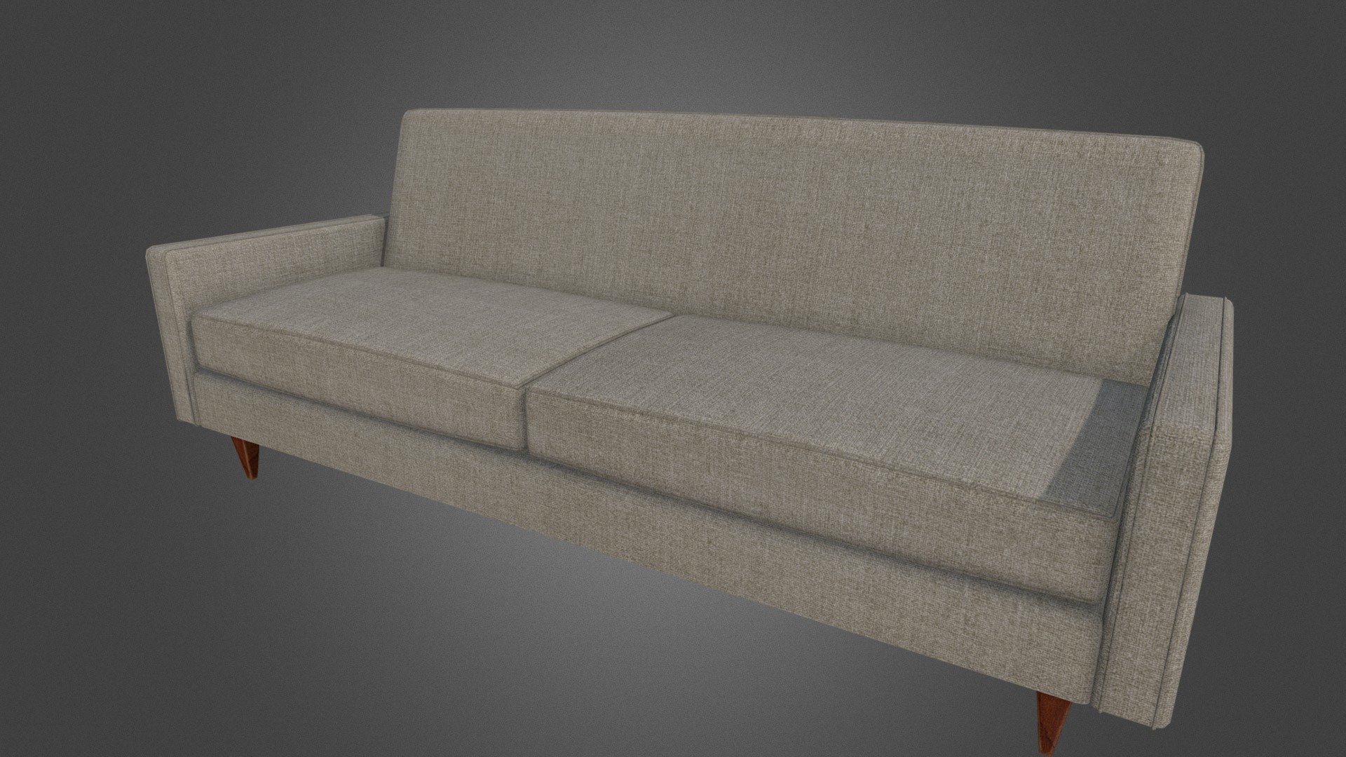 Fabric couch model - Couch Fabric - 3D model by the7isbest 3d model