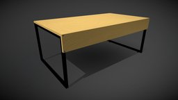 Straight table 3D