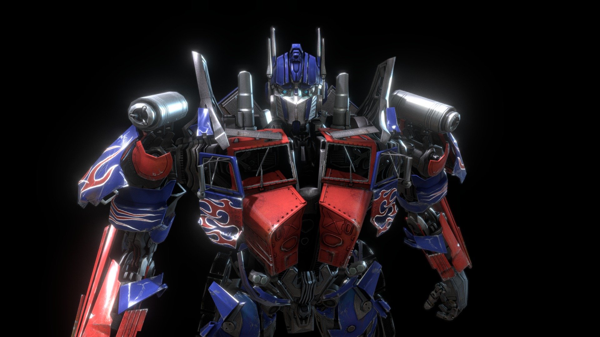 Optimus Prime version movie TF1 - Optimus Prime - 3D model by aikomapsosa 3d model