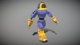 Unstable Robot character, characterdesign, animated, robot