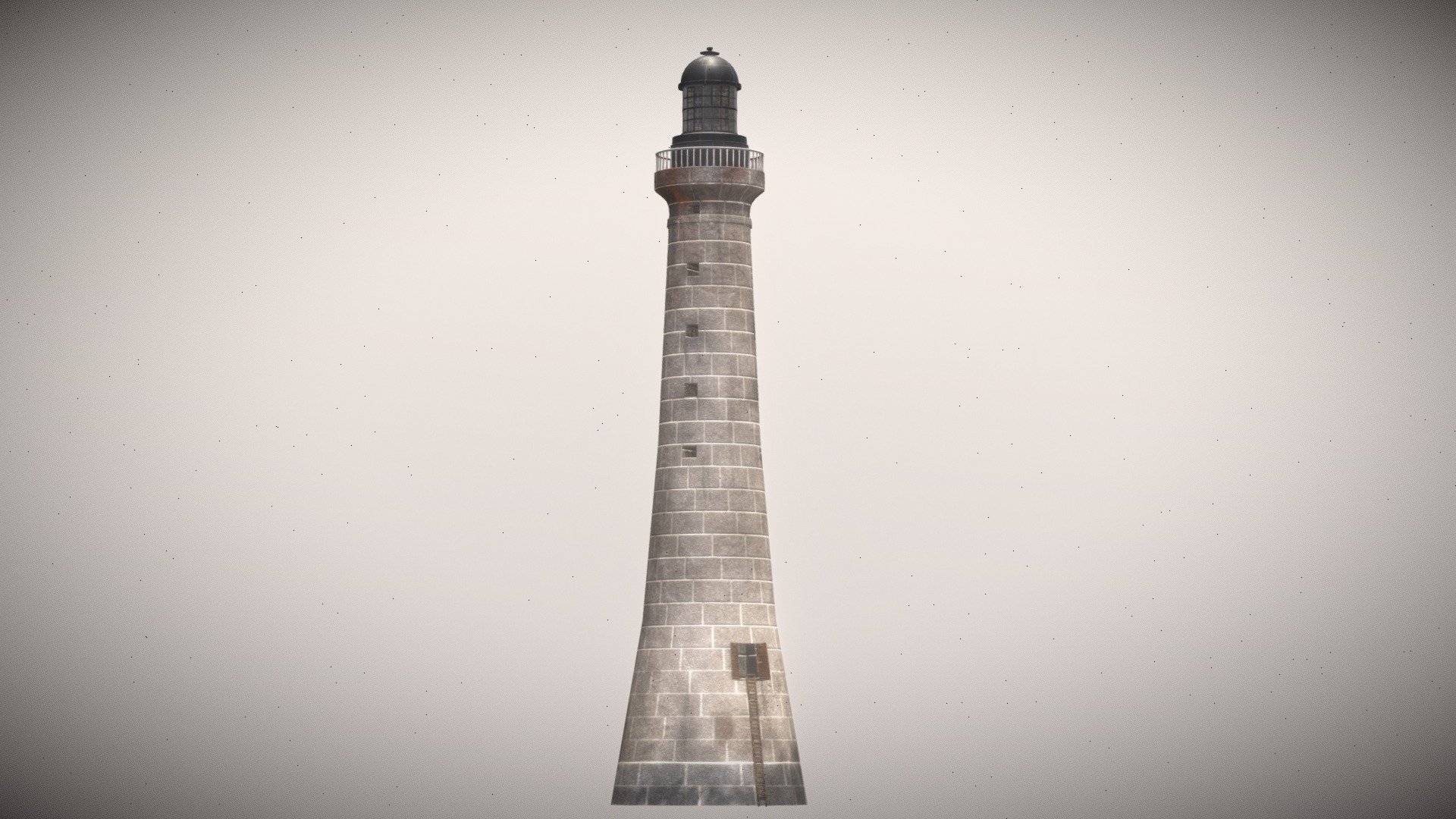 It was very instructive to color the lighthouse in a substance painter and to be realistic at the same time. Since the 1st year, I often choose utopia. But eventually, I start to get tired of it. And I notice that designing in the real world can teach you a lot. So it is with Skerryvore. I learn how to color dirty or mold 3d model