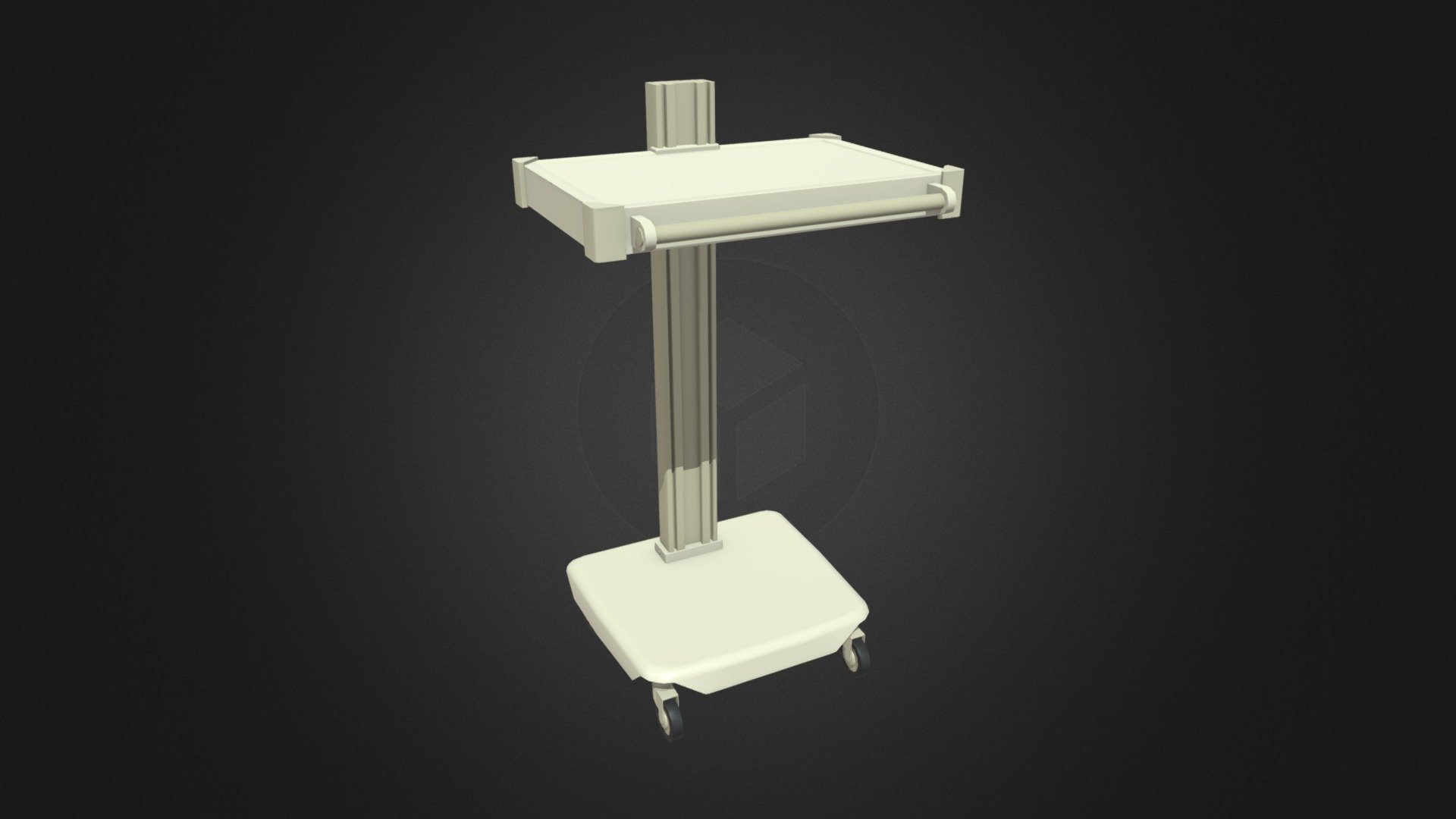 A little push around surface for a medical sim we're working on at UVU - Medical Cart - 3D model by Ethan Cragun (@EDIIIC) 3d model