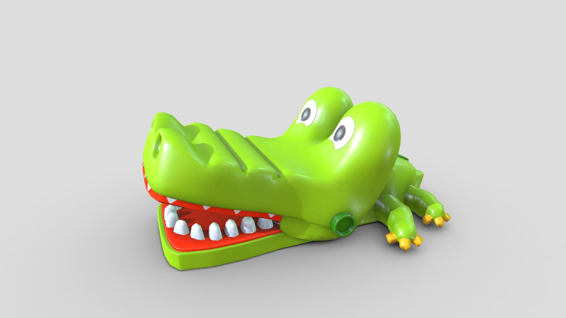 Crocodile toy - 3D model by Ing_eO 3d model