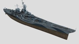 US Battleship Louisiana 