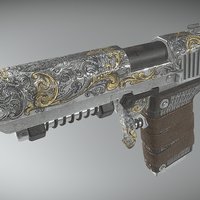Engraved Pistol
