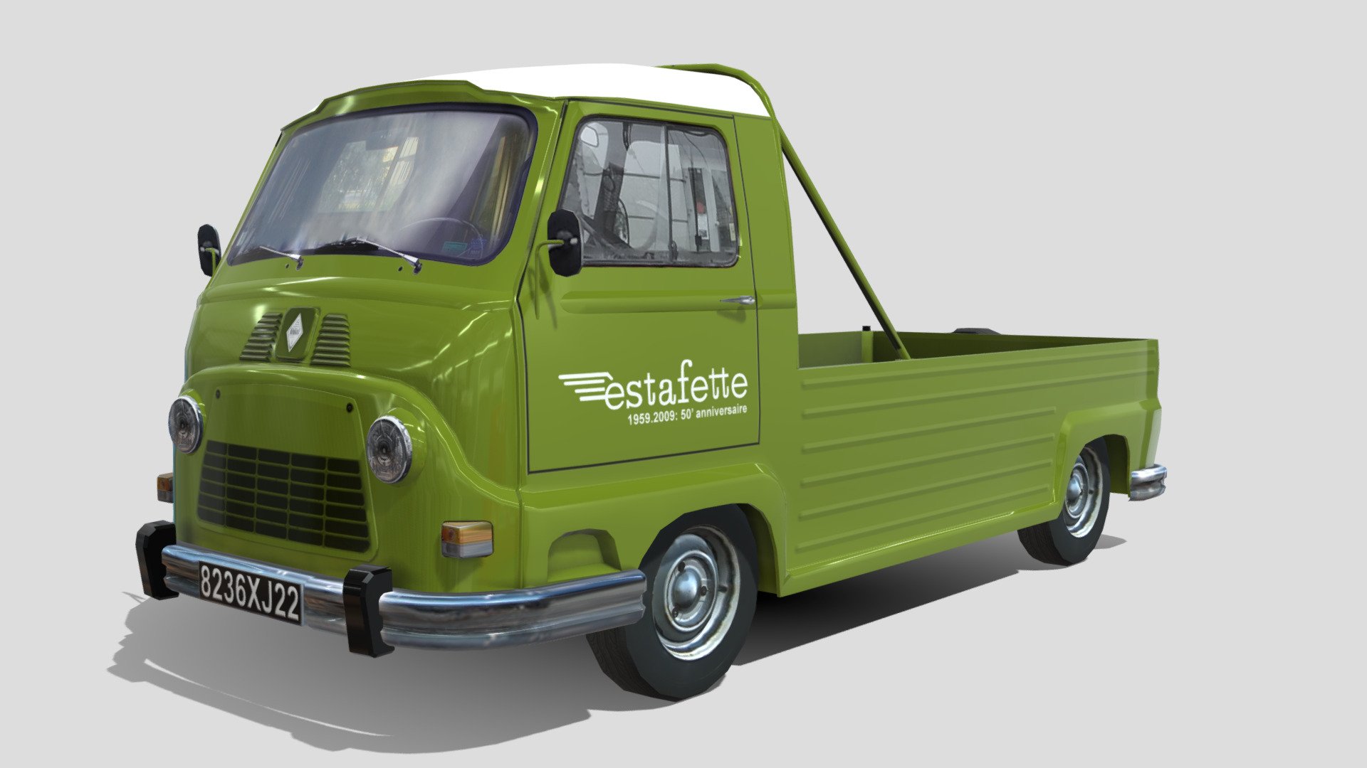 The model uses the optimal number of polygons for light situational scenes, traffic simulation. 
PSD texture for livery change (includes base white background and details) On request.

The license type is set by sketchfab. If you need a standard license - tell me about it 3d model