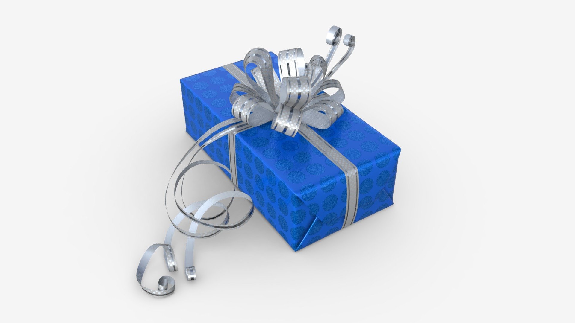 Gift box with ribbon 01 - Buy Royalty Free 3D model by HQ3DMOD (@AivisAstics) 3d model