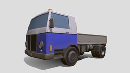 Low-Poly Truck truck, pbr-texturing, 2ktextures, truck-low-poly, lowpoly, jg3d