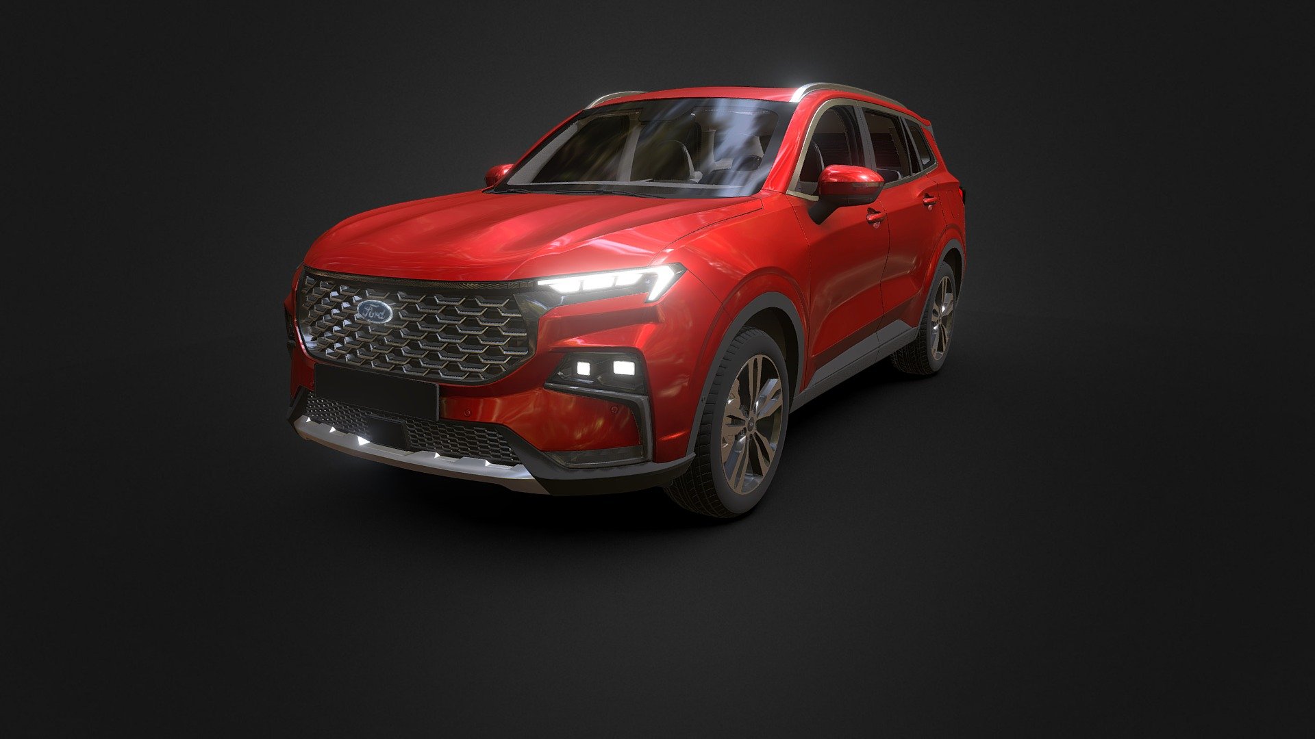 Ford Equator Sport 2022 - 3D model by Davidson (@a0930582398) 3d model