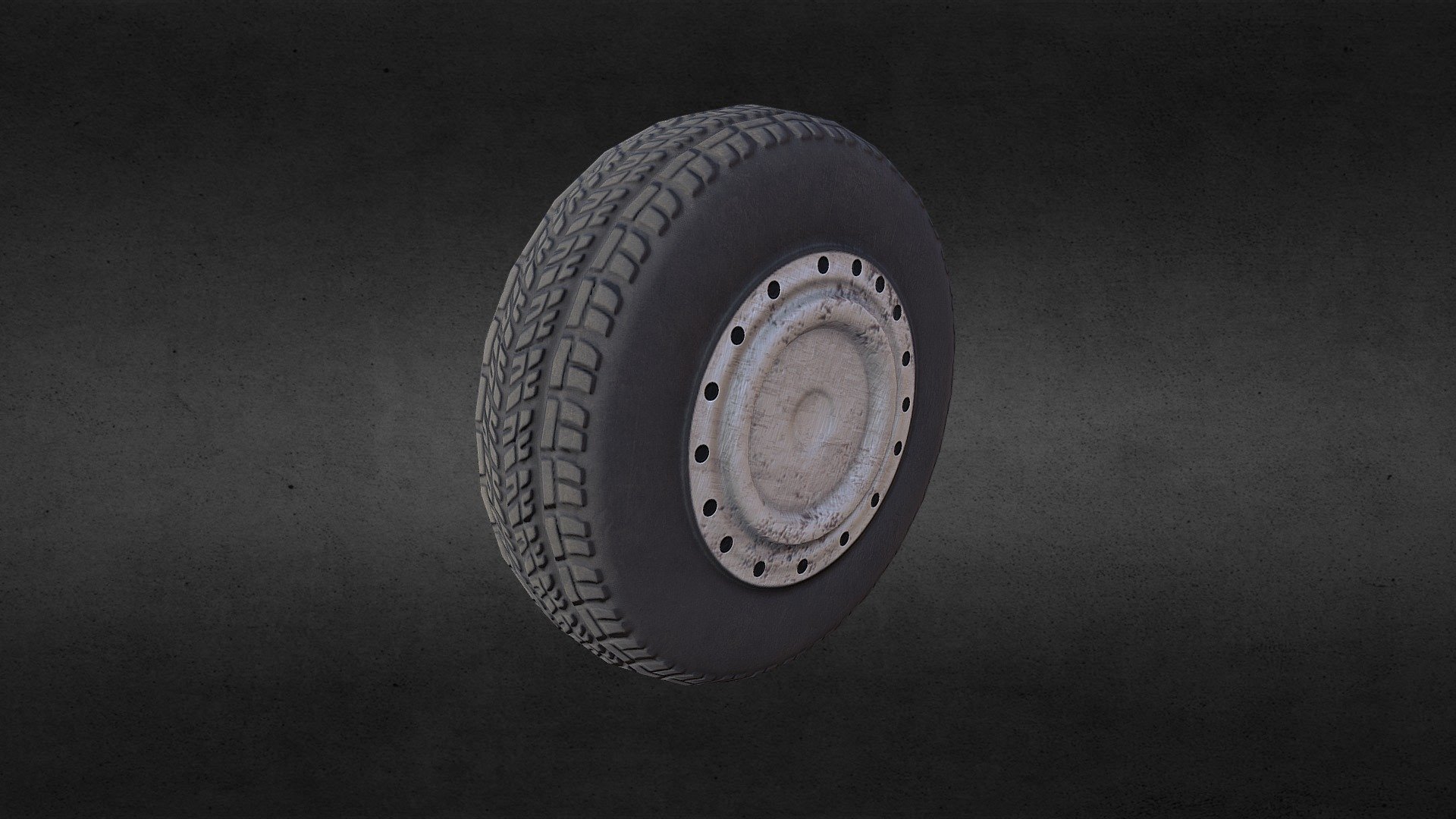 This wheel has been made in blender, ZBrush and textured in Substance Painter 2.
This wheel is mix of real UAZ wheel and my imagination.

Artstation:https://www.artstation.com/artwork/lJbze - UAZ wheel - 3D model by Fruit_Route (@scinnyfinny) 3d model