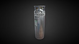 Large Liquid Nitrogen Tank