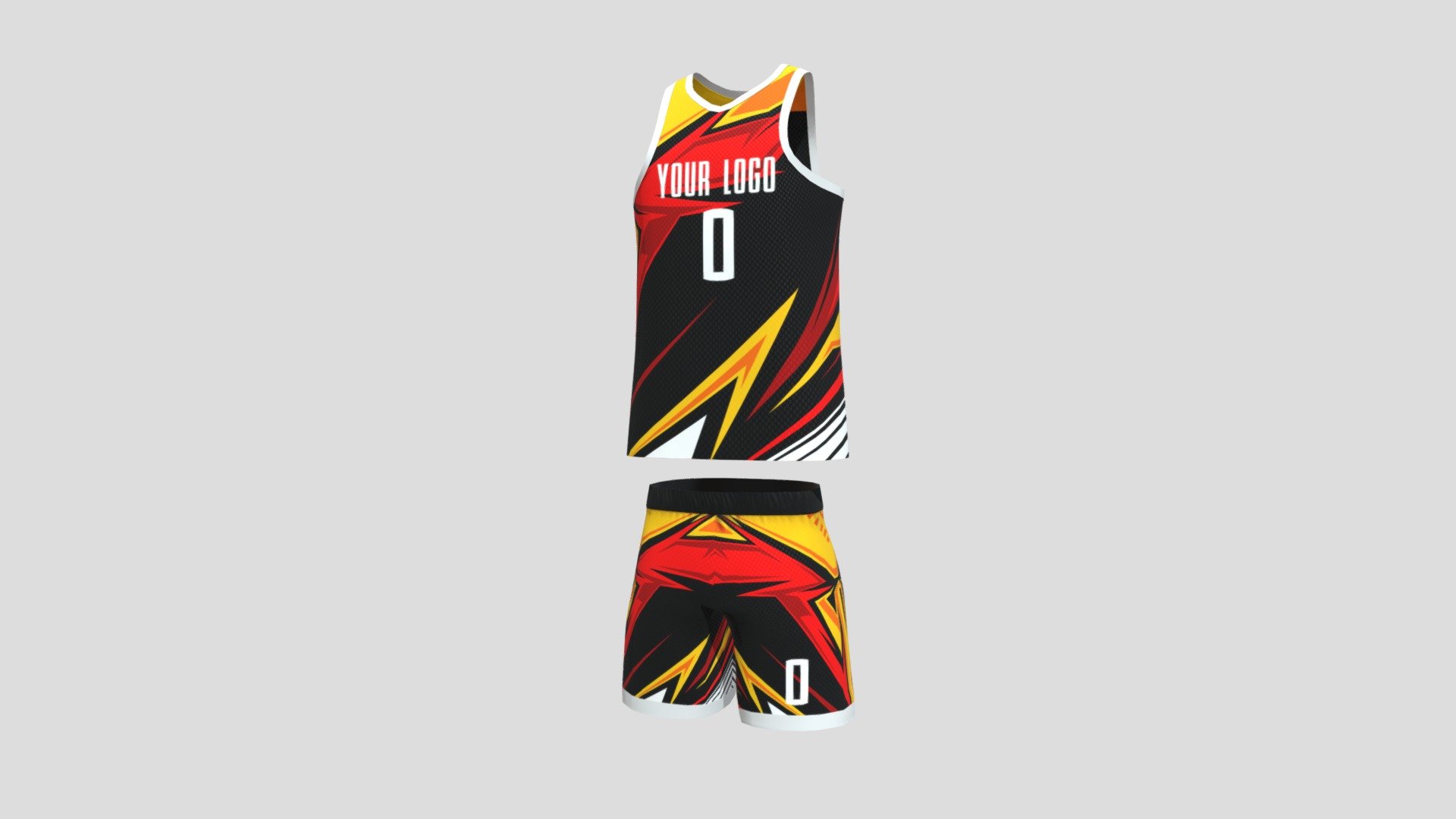 Basketball jersy - Download Free 3D model by ferry (@ferry2901) 3d model