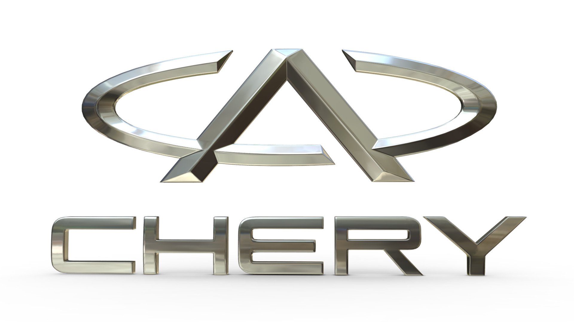 chery logo - 3D model by PolyArt (@ivan2020) 3d model