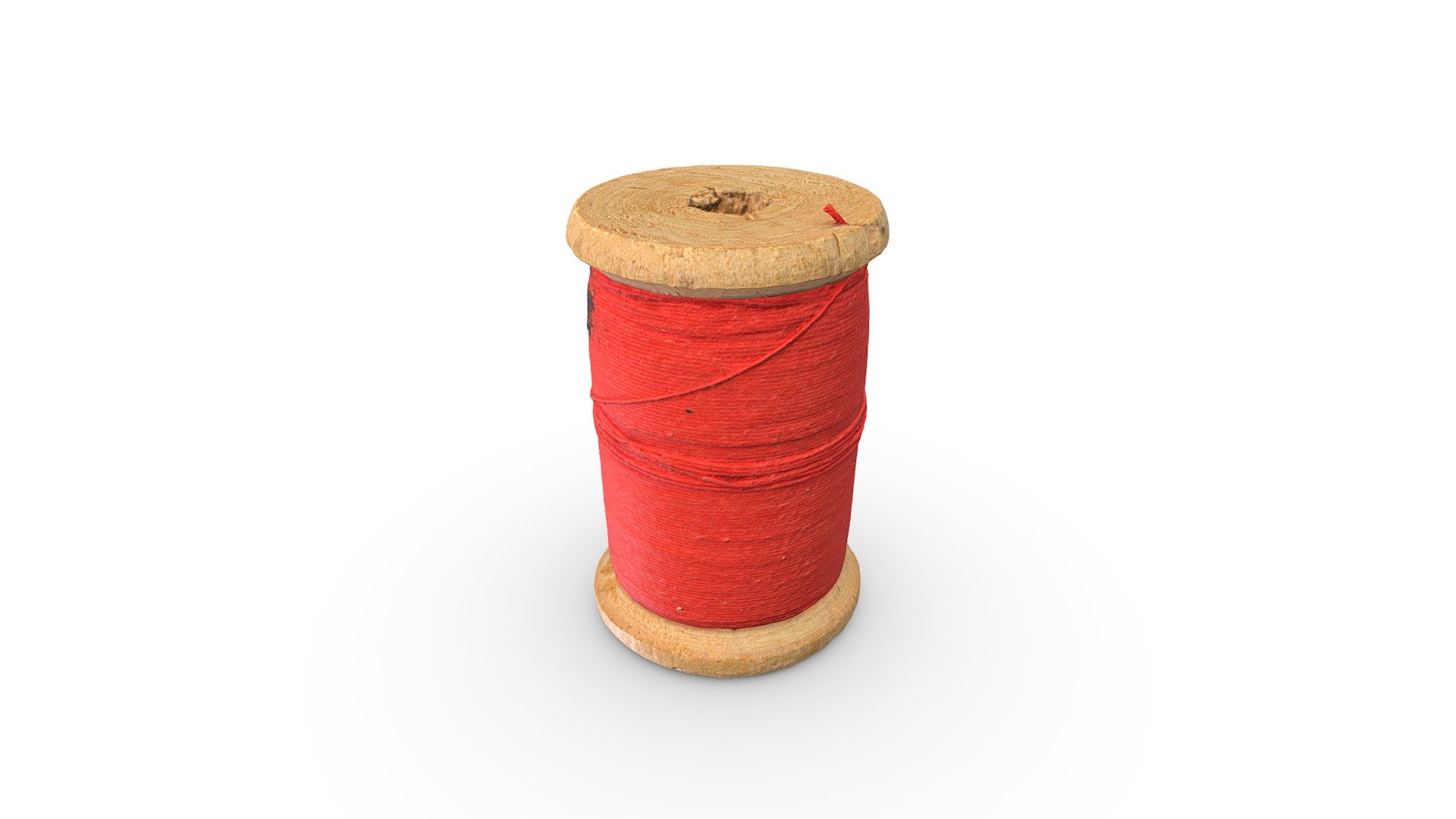 High-poly red threads photogrammetry scan. PBR texture maps 4096x4096 px. resolution for metallic or specular workflow. Scan from real threads, high-poly 3D model, 4K resolution textures.

Additional file contains source PNG &amp; JPEG texture maps and Low-poly 3d model version 3d model