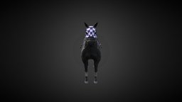 Racing Horse Lowpoly