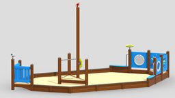 Lappset Sandbox Boat tower, frame, bench, set, children, child, gym, out, indoor, slide, equipment, collection, play, site, vr, park, ar, exercise, mushrooms, outdoor, climber, playground, training, rubber, activity, carousel, beam, balance, game, 3d, sport, door