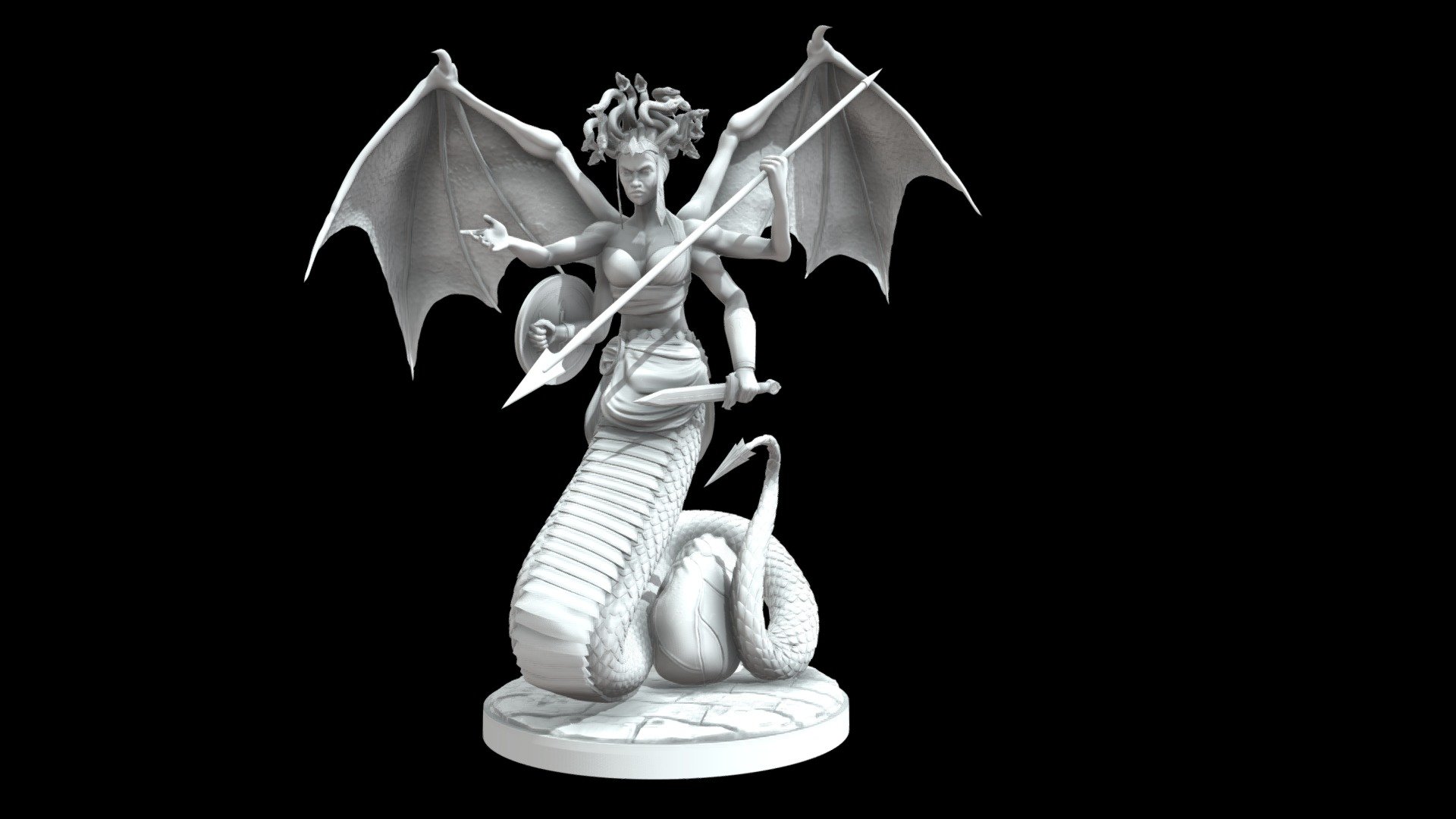 A cool project we just ifnished! We developed this wicked character for a client kickstarter 3D model reward for backers! Meet &ldquo;The Mother of Monsters