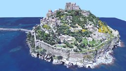 Aragonese Castle, Castello, medieval, Italy castle, medieval, italy, heritage, old, castello, aragonese, architecture, building