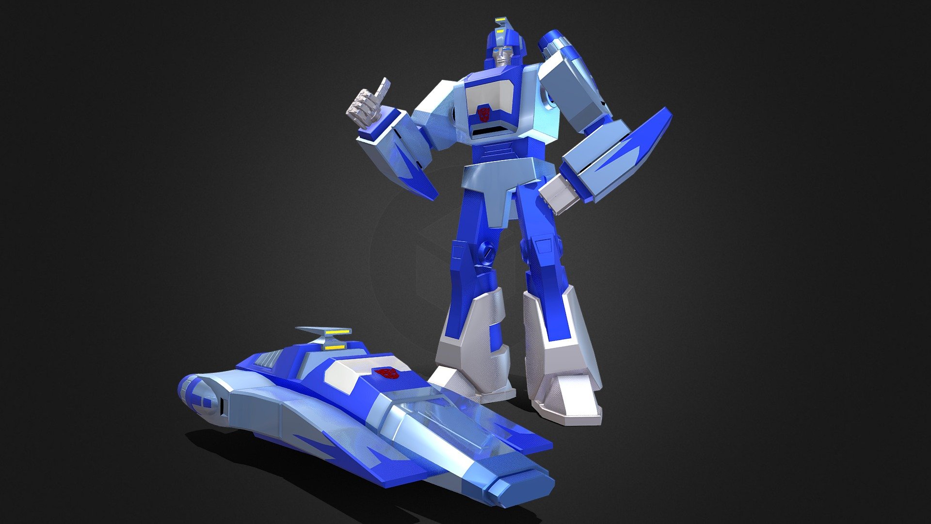 If you're interested in purchasing any of my models, contact me @ andrewdisaacs@yahoo.com

Blurr from Transformers The Movie (1986) and Season 3 of the Generation 1 cartoon. 

Made by myself in 3DS Max 3d model