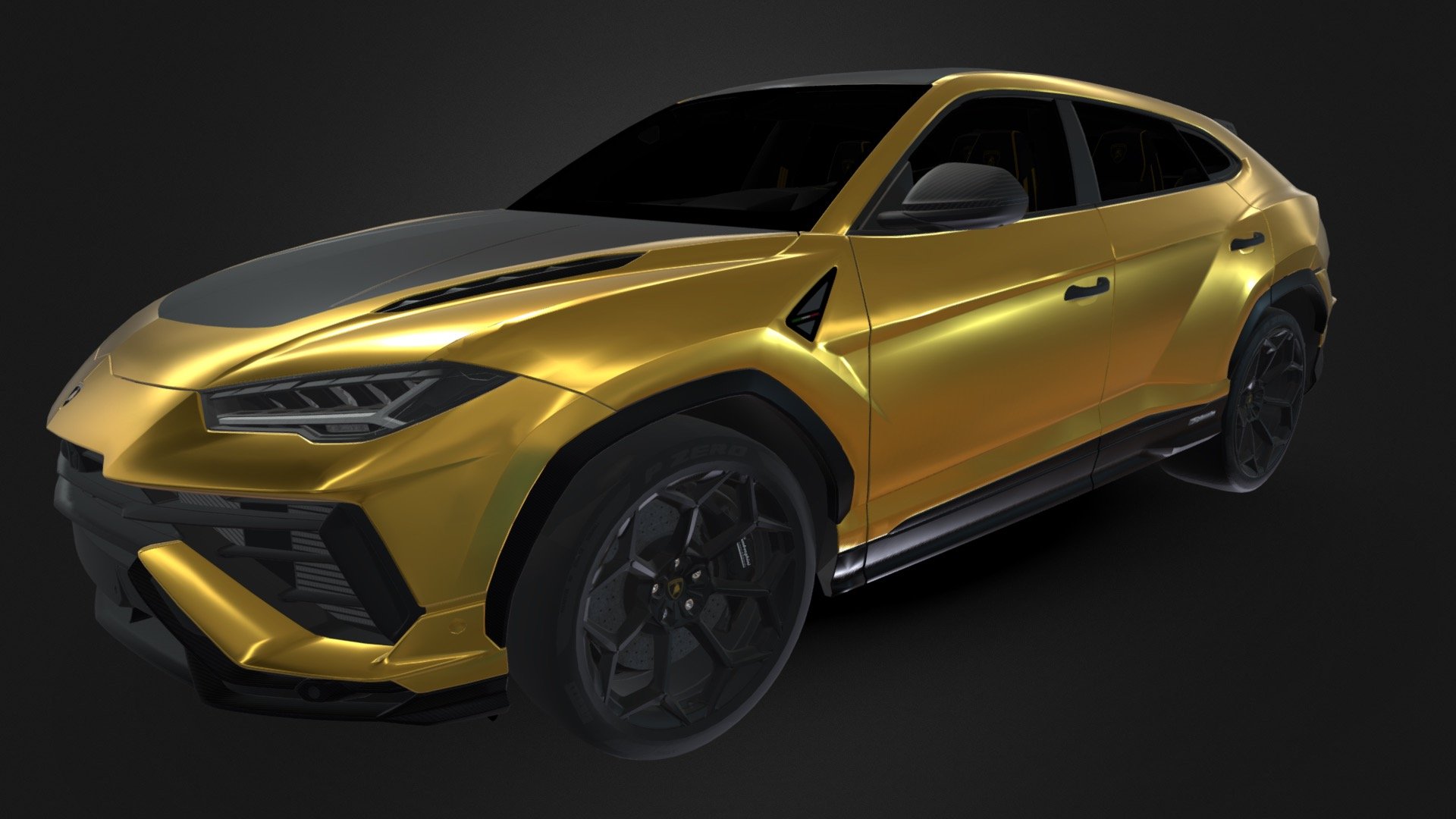 Lamborghini Urus Perfomante - 3D model by Navarion 3d model