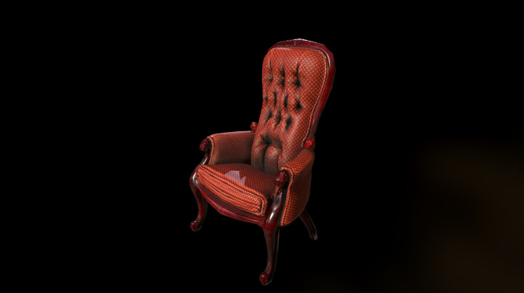 An old turn-of-the-century ornate armchair which I modeled for a personal project. Used Maya, ZBrush, Photoshop and Substance Designer - Armchair Low 001 - 3D model by Malodomini 3d model