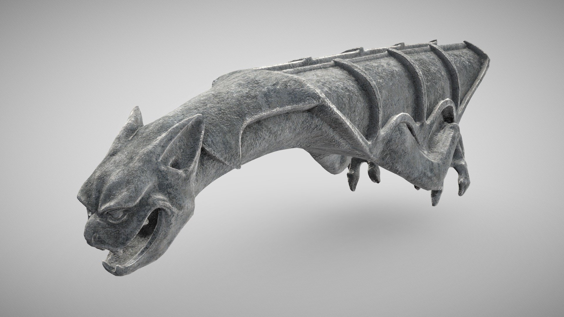 Original design of a gothic-style waterspout gargoyle. Based on real-life references, this model was created using:




ZBrush for initial high-poly sculpting

Blender for retopology and UV unwrapping

Substance 3D Painter for baking and texturing

Technical specs:




Low poly count for use in game engine / VR environments

4K textures (4096 x 4096) in png format
 - Waterspout Gargoyle "Vrykolakas" - Buy Royalty Free 3D model by pack&fi (@packetfi) 3d model