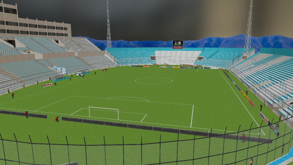 Estadio 23 de Agosto - 3D model by matu_palestina 3d model