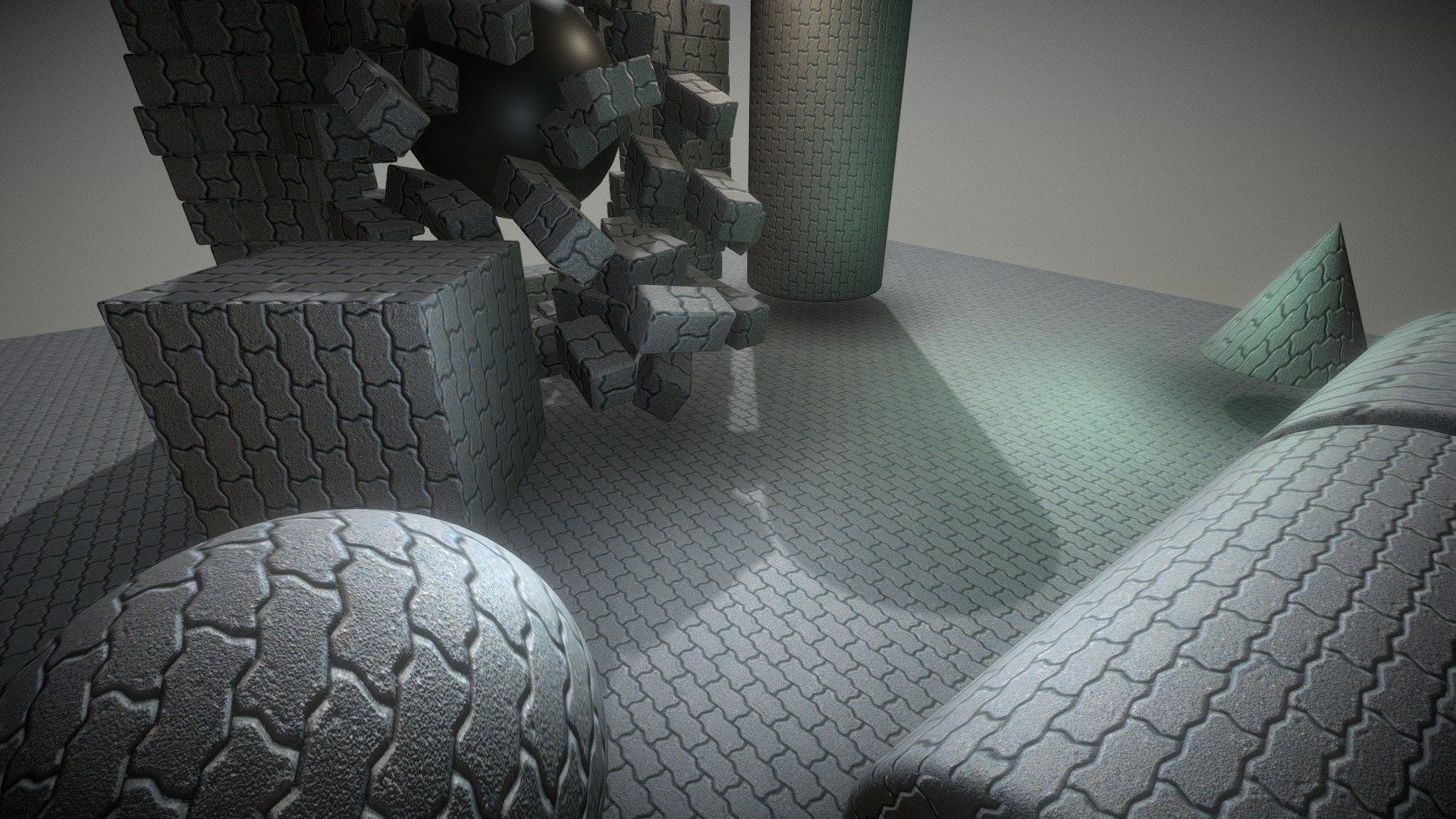 Here is another seamless and tileable texture-set for cobblestone.

 

 

 



Texture size 4k. 

Texture types included:




Colormap

Normalmap

Ao

Cavity

Photographed and later edited with Blender 3d model