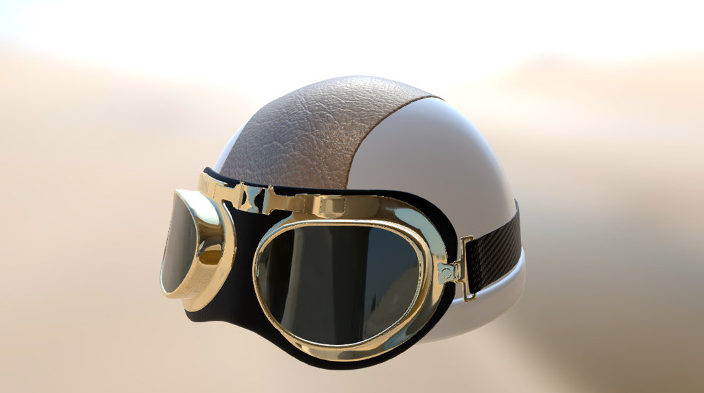 Classic Helmet - 3D model by DerekLee 3d model